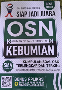 Image of Siap Jadi Juara OSN Kebumian