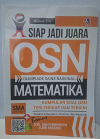 Image of Siap Jadi Juara OSN Matematika SMA