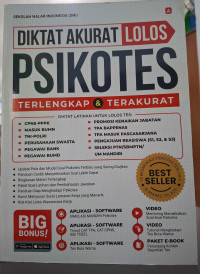 Image of Diktat Akurat Lolos Psikotes Terlengkap & Terakurat