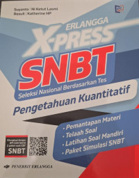 Image of Erlangga X-Press SNBT : Pengetahuan Kuantitatif