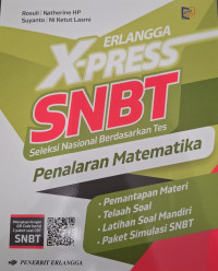Image of Erlangga X-Press SNBT : Penalaran Matematika
